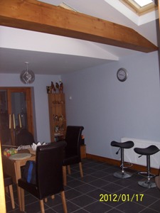 Ground floor plan of a 2 storey house extension in Inchicore, Dublin 8